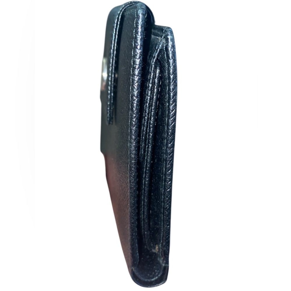 BVLGARI Black Leather Bifold Unisex Wallet - Picture 7 of 10